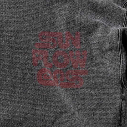 SUN FADED ROUNDED STAR LOGO HOODIE