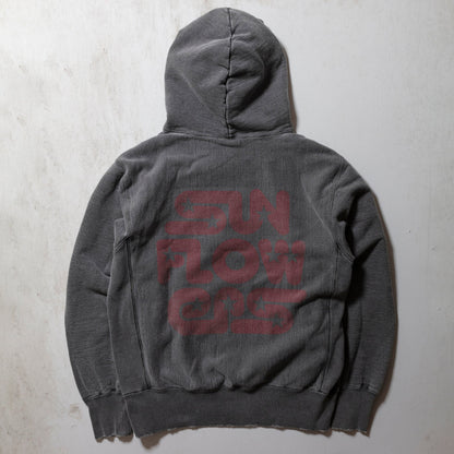 SUN FADED ROUNDED STAR LOGO HOODIE