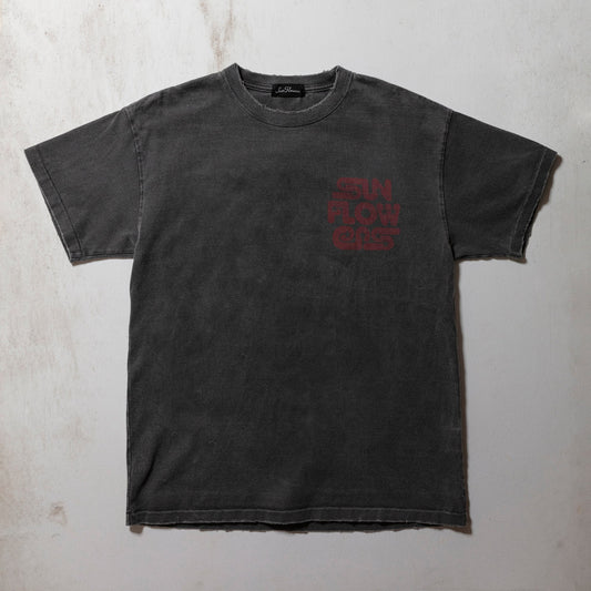 SUN FADED ROUDED STAR LOGO TEE