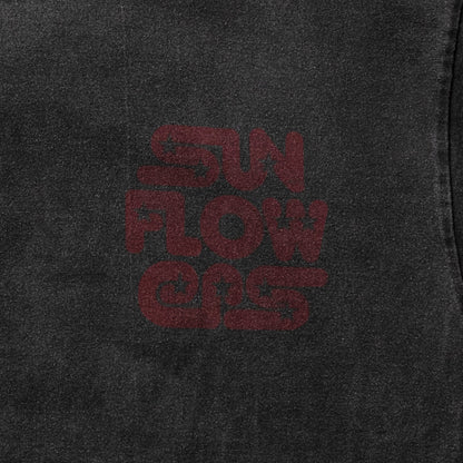 SUN FADED ROUDED STAR LOGO TEE