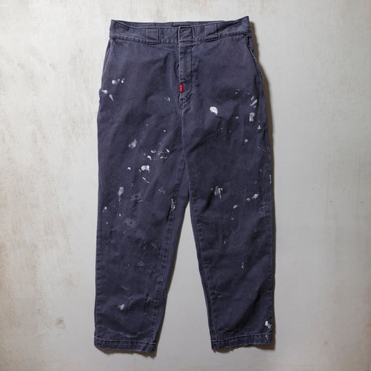 SUN FADED REPAIRED WORK PANTS