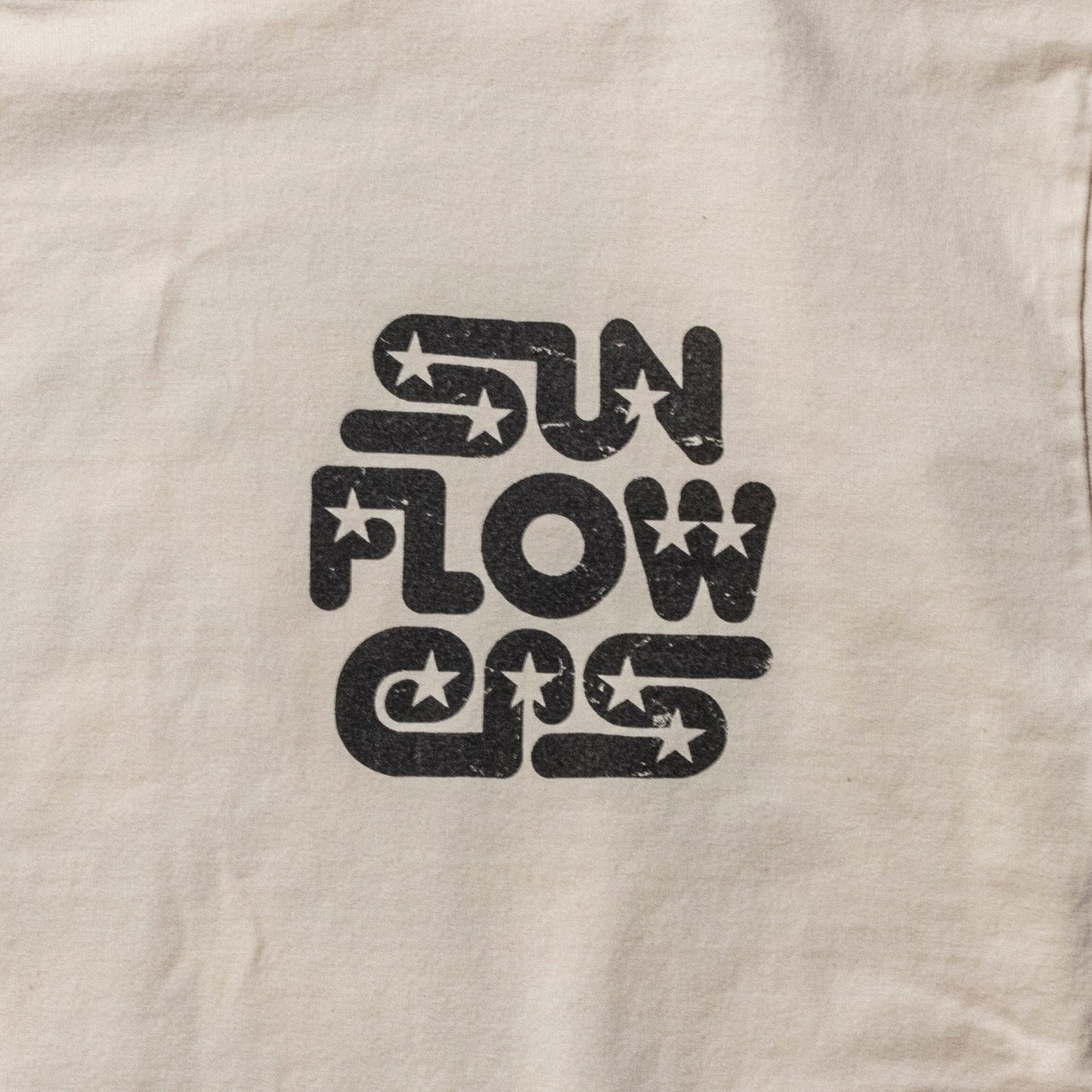 SUN FADED ROUDED STAR LOGO TEE
