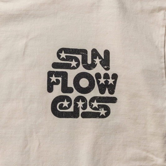 SUN FADED ROUDED STAR LOGO TEE